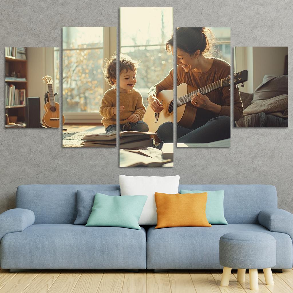 Heartstrings The Music Of Love Custom Paintings Frame