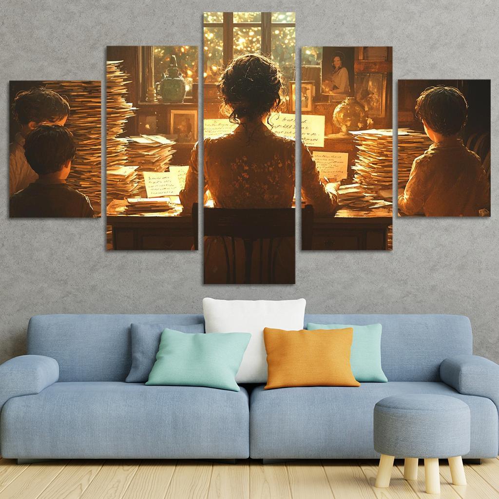 Letters To The Heart A Mothers Words Modern Paintings Frame
