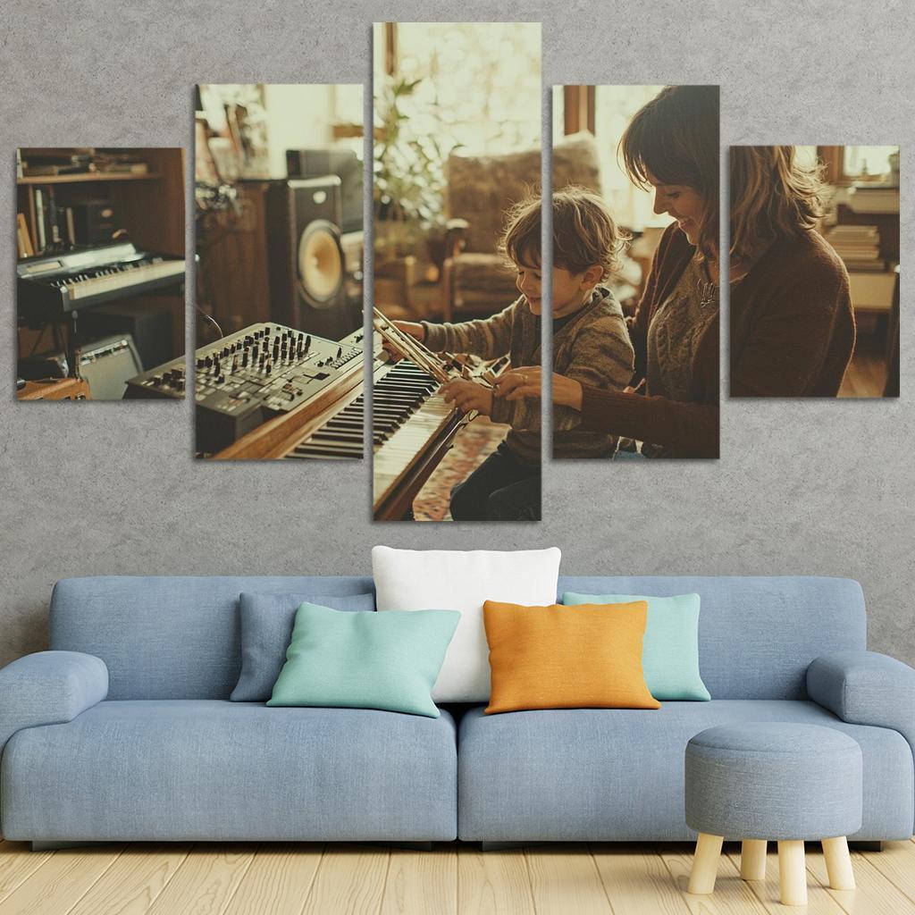 Songs Of The Heart A Mothers Melodic Influence Canvas Paintings Frame