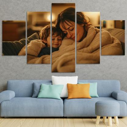 The Comforting Blanket Wrapped In A Mother's Love One-piece Frames