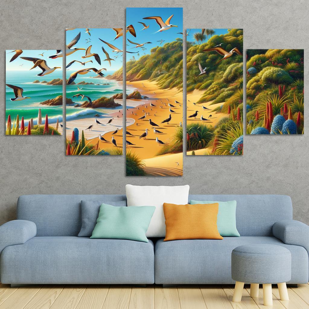 Eagle Nest Beach A Wildlife Sanctuary Custom Paintings Frame