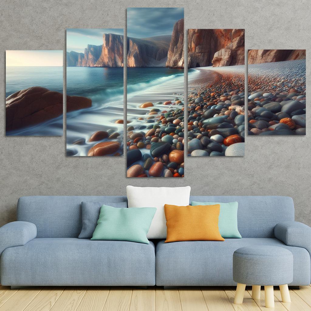 Pebble Beach Escape Natures Artwork Premium Artwork Frames