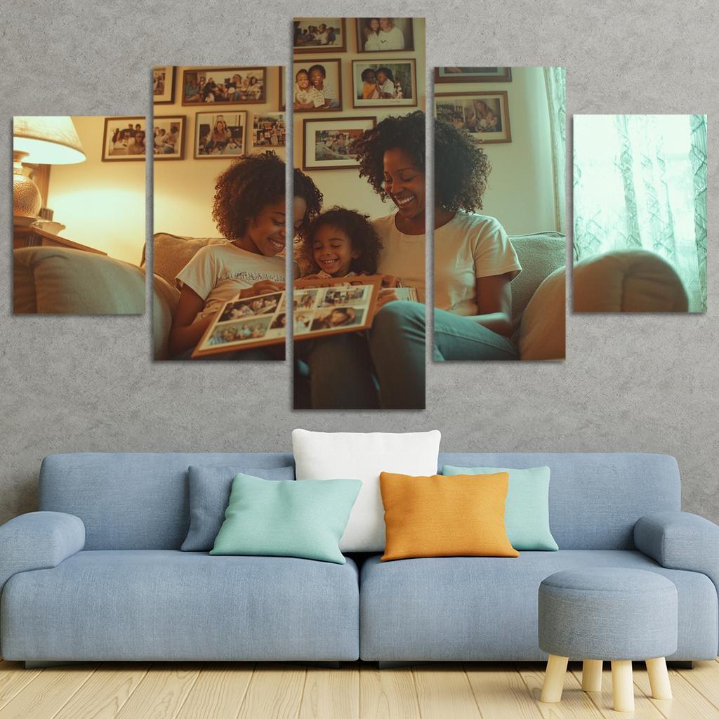 Reflections Of Love A Journey Through Time Custom Paintings Frame