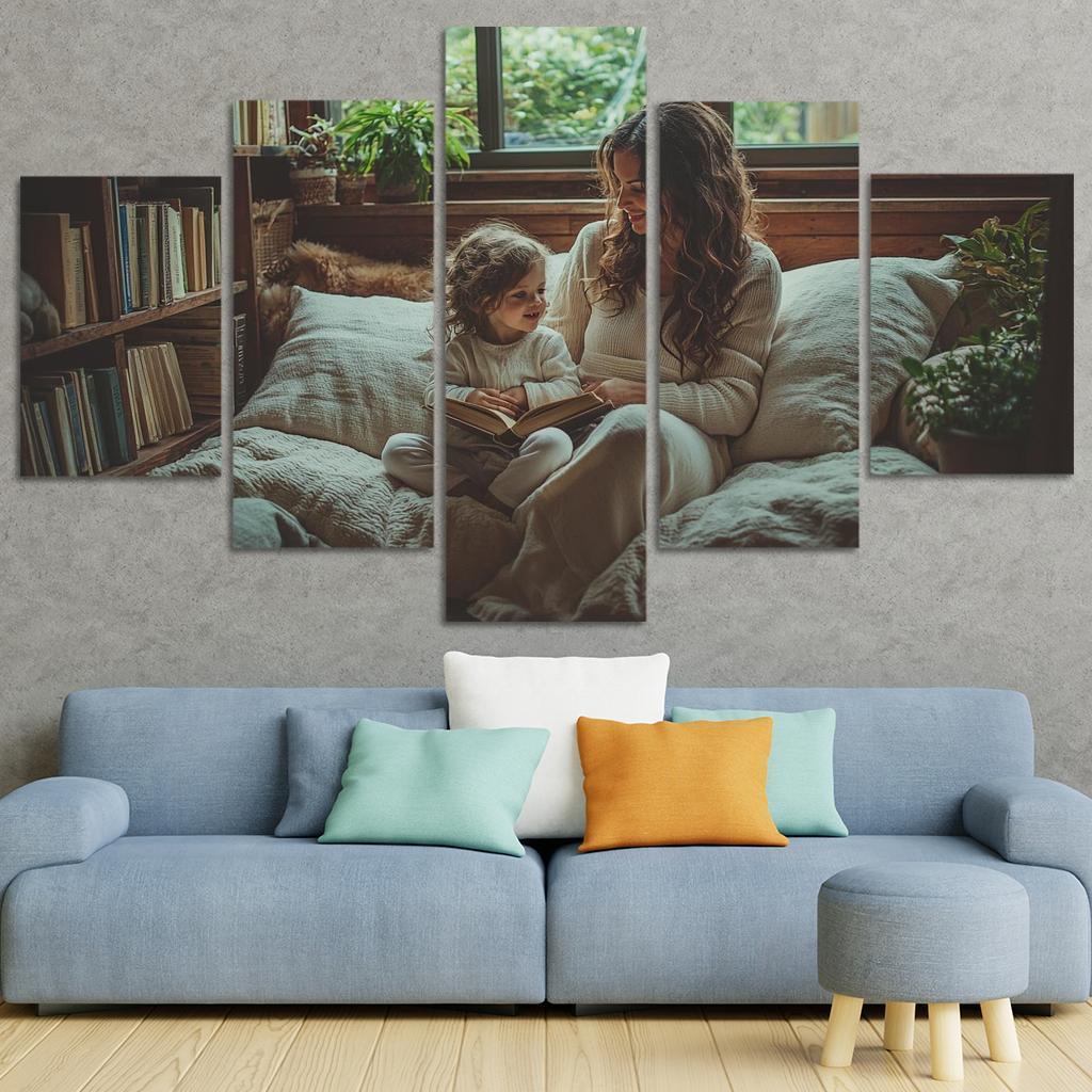 The Gentle Whisper Of Love A Mothers Voice Canvas Paintings Frame