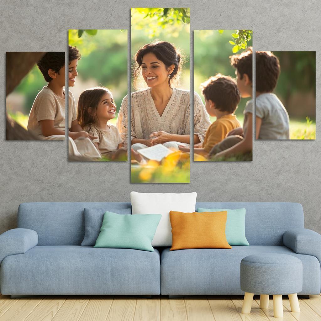 Stories Of Strength A Mothers Journey Canvas Paintings Frame