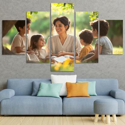 Stories Of Strength A Mothers Journey Canvas Paintings Frame