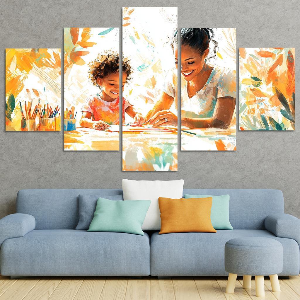 The Fire Of Passion A Mothers Inspiration Custom Paintings Frame