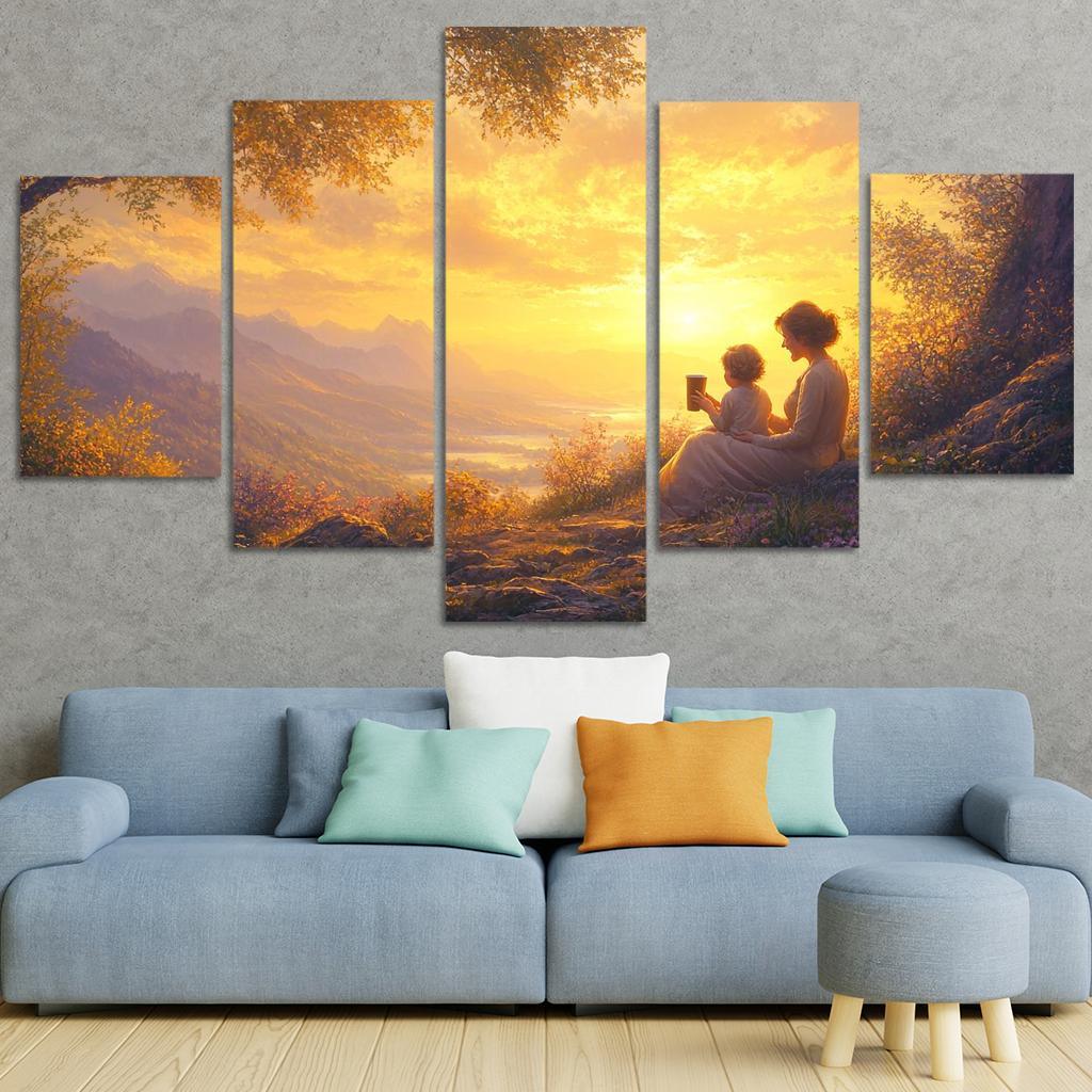 Sunrise Moments The Dawn Of Love Custom Paintings Frame