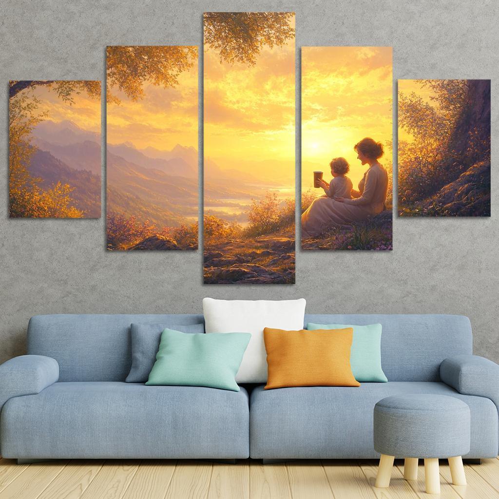 Sunrise Moments The Dawn Of Love Custom Paintings Frame