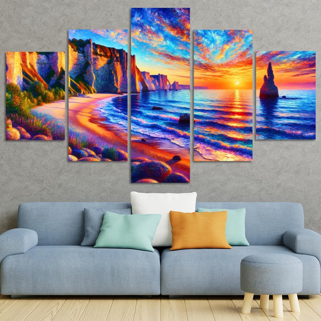 Seaside Enclave Artistic Inspiration Premium Artwork Frames