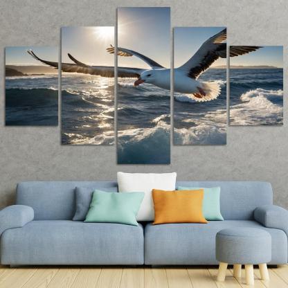 The Elegant Albatross Master Of The Skies Custom Paintings Frame