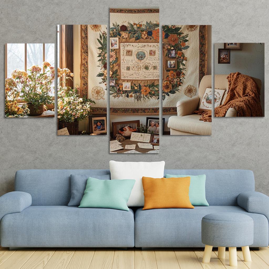 Woven Together A Tapestry Of Memories Canvas Paintings Frame
