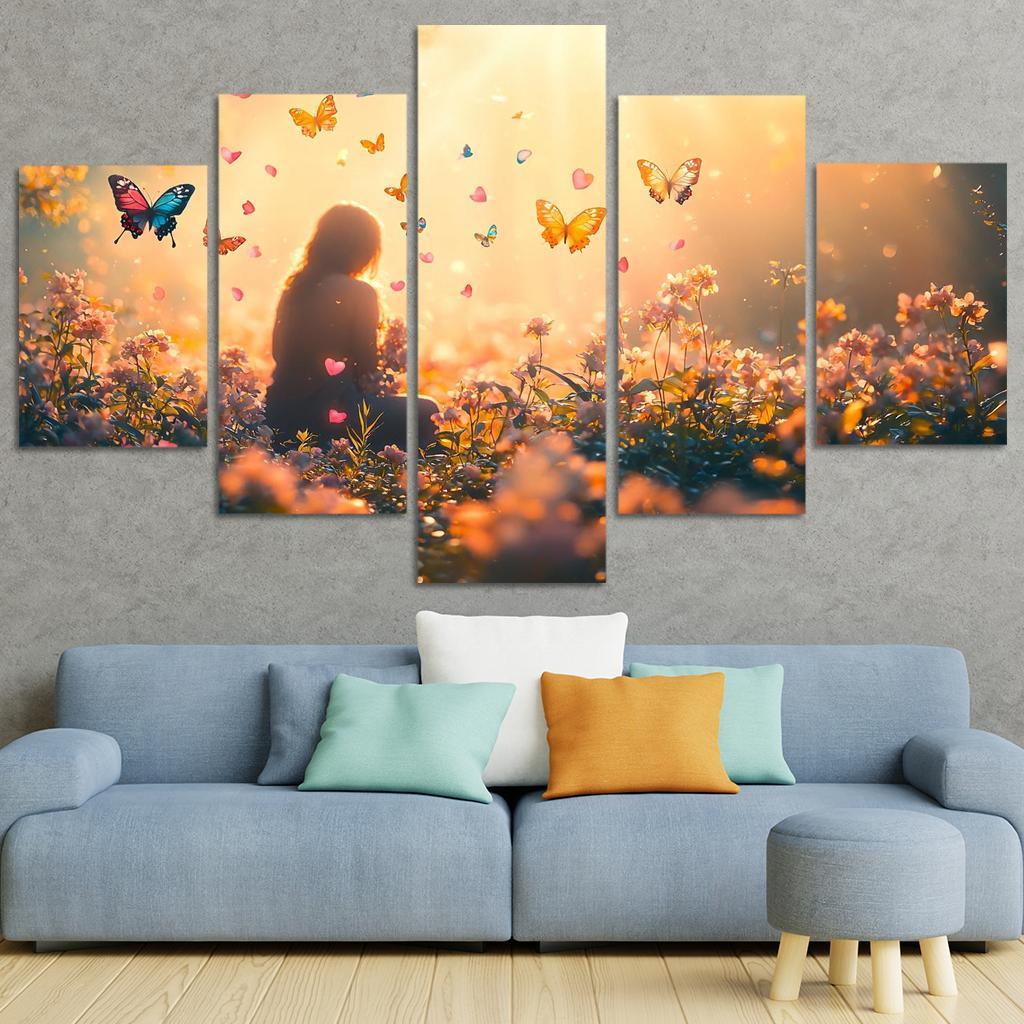 The Silent Gardener A Mother's Hidden Efforts Custom Paintings Frame