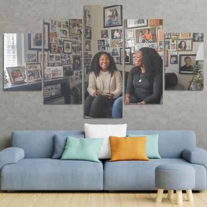 A Journey Through Time Memories Shared Custom Paintings Frame