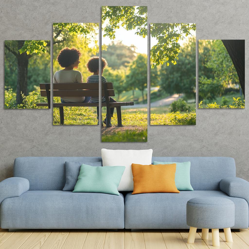 Embracing Change A Mothers Strength In Transition Canvas Paintings Frame