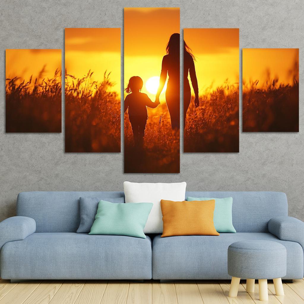 The Light Of Guidance A Mothers Love Custom Paintings Frame