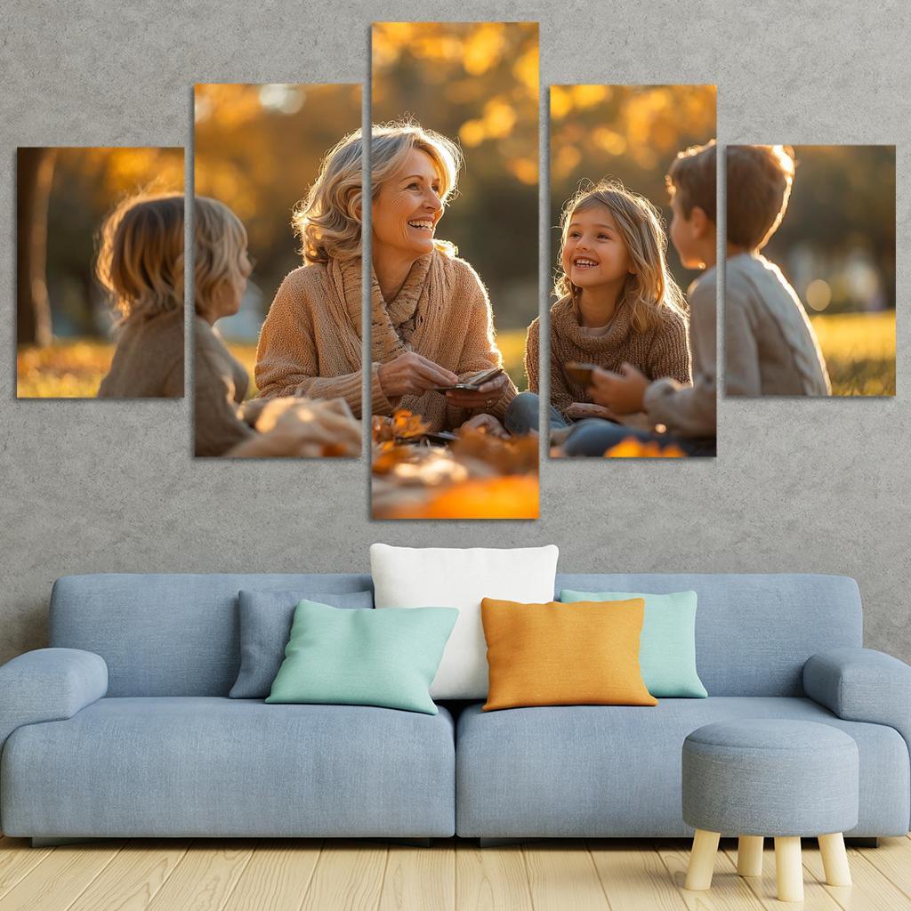 Heartstrings Of Memories A Mothers Gift Of Love Canvas Paintings Frame