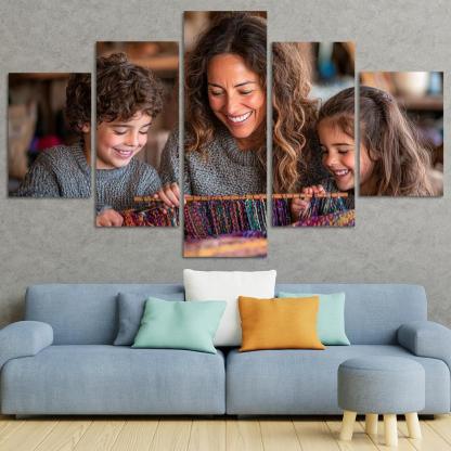 Woven With Love A Mothers Heartfelt Story Canvas Paintings Frame