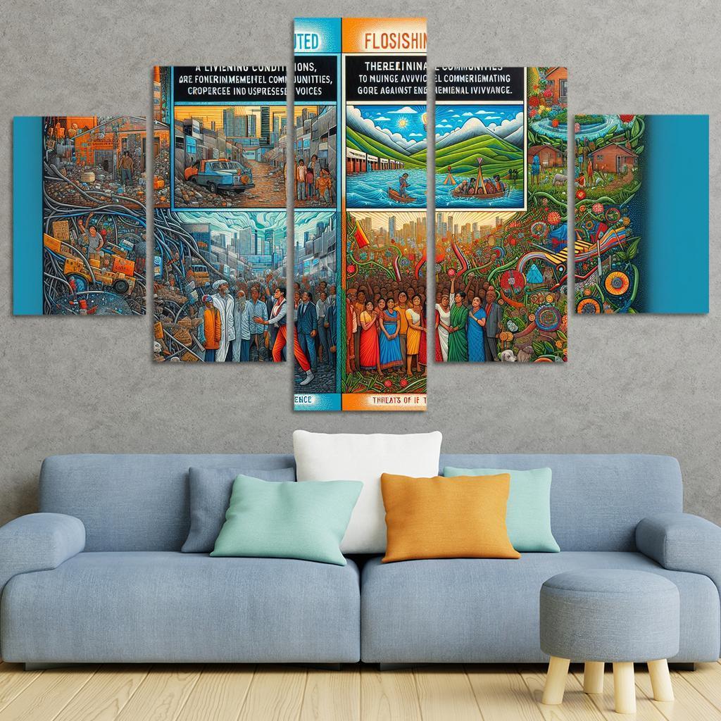 Healing Our Planet A Call For Environmental Justice Multi-panel Paintings