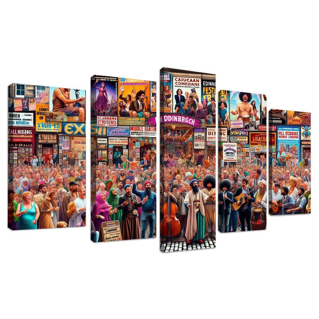 Edinburgh Festival Fringe - Scotland Framed Paintings