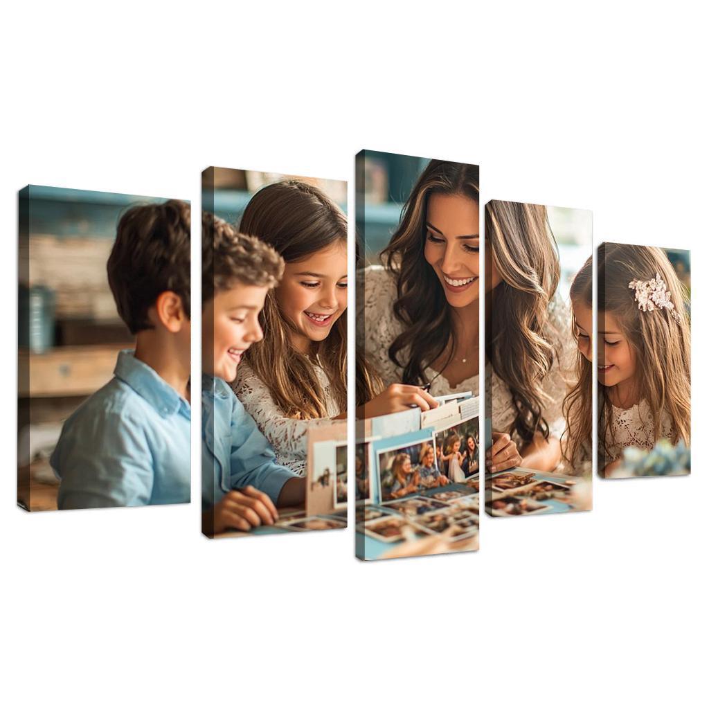 Mosaic Of Memories A Mothers Love Canvas Paintings Frame