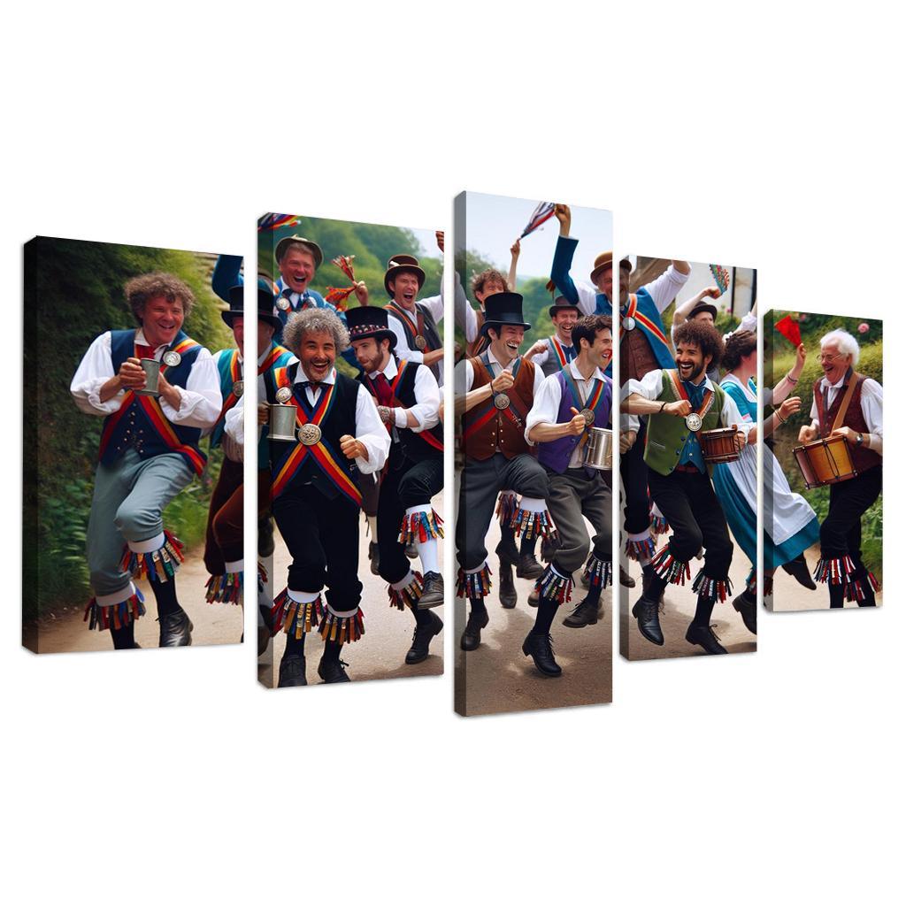 Morris Dance The Folk Tradition Of England Modern Paintings Frame