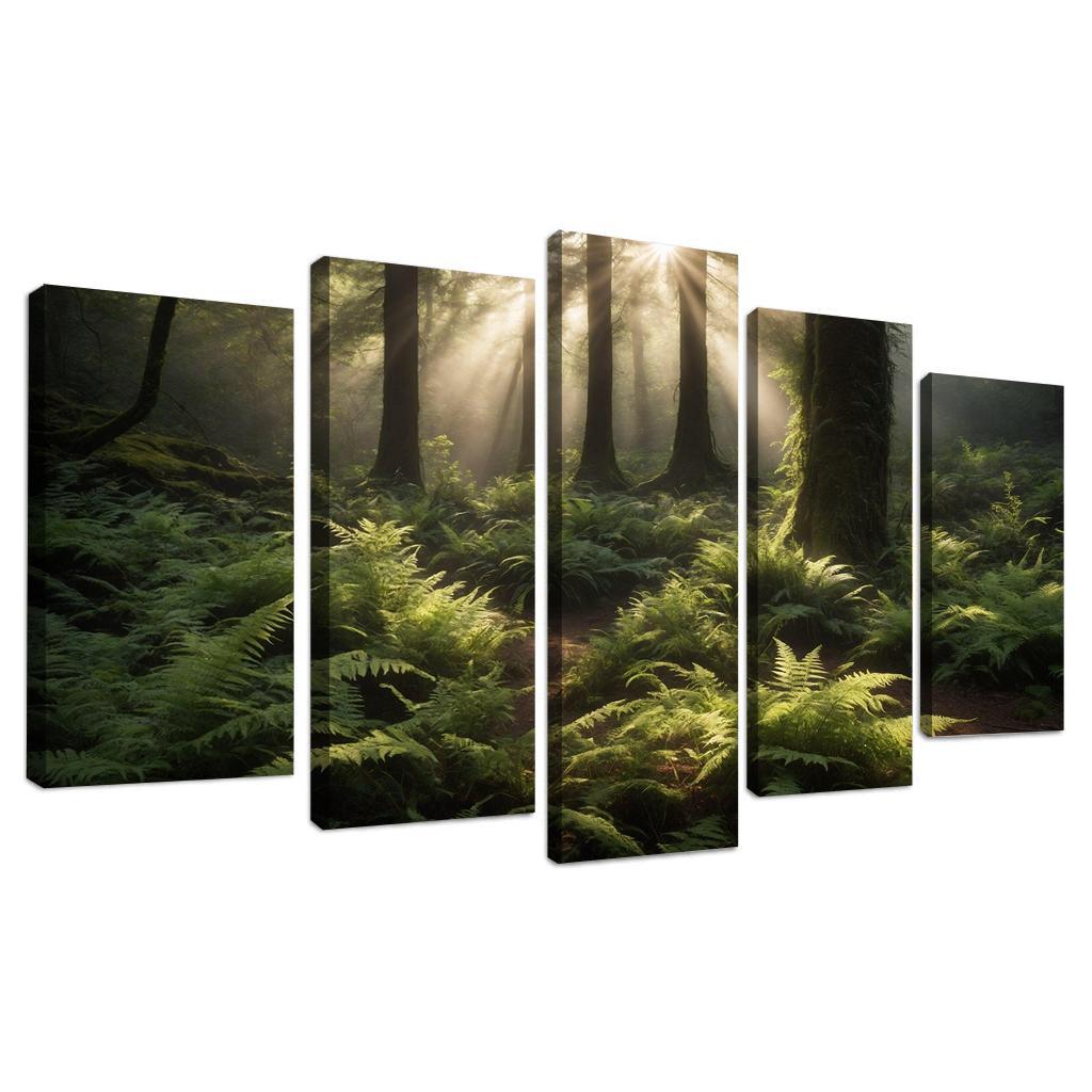 Harmonious Glow Of Misty Woodlands Art Trends