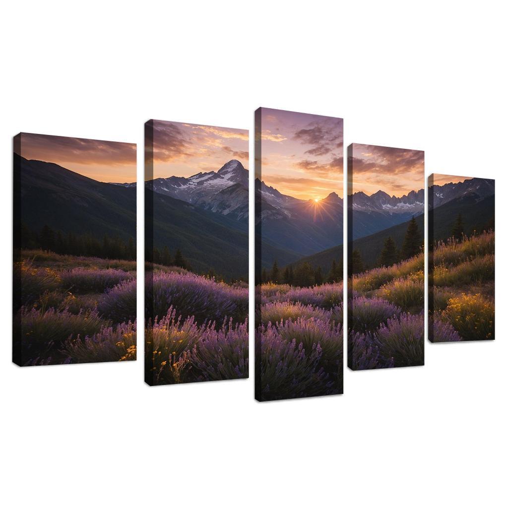 The Twilight Glow Of Serenity Mountain Art Trends