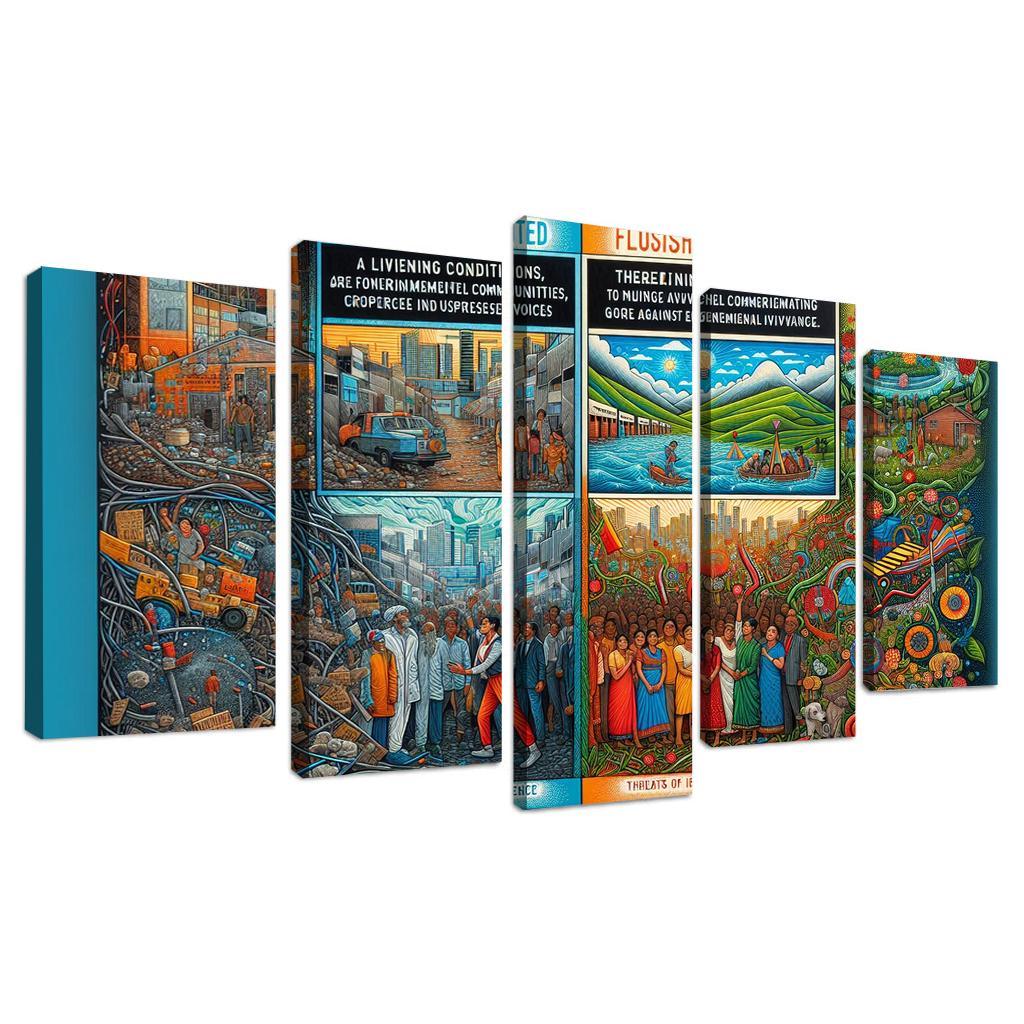 Healing Our Planet A Call For Environmental Justice Multi-panel Paintings