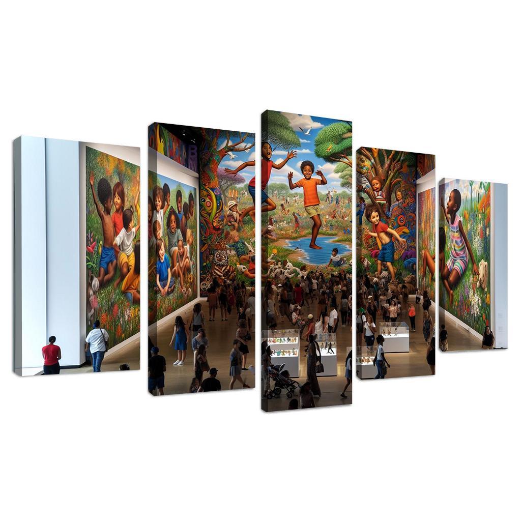 The Right To Play Advocating For Children's Freedom Framed Paintings