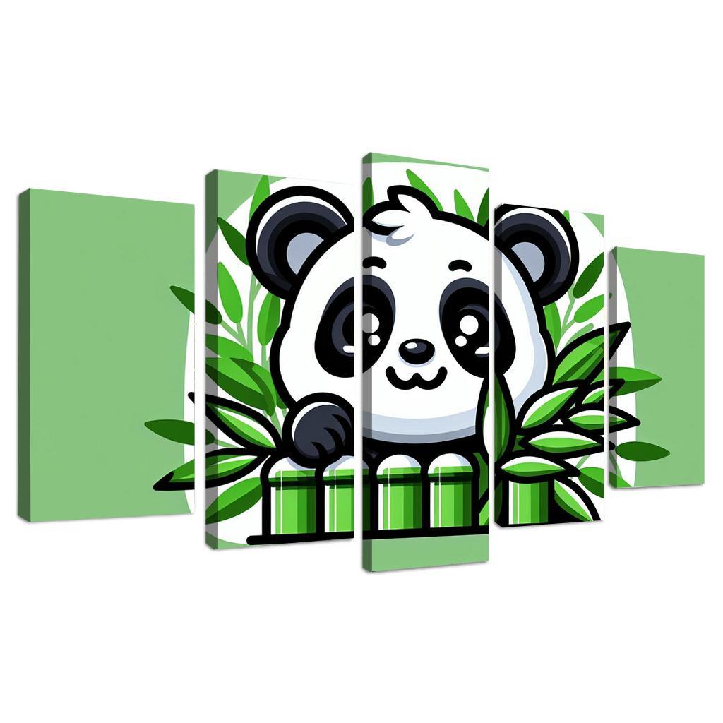 Exploring Panda Modern Paintings Frame