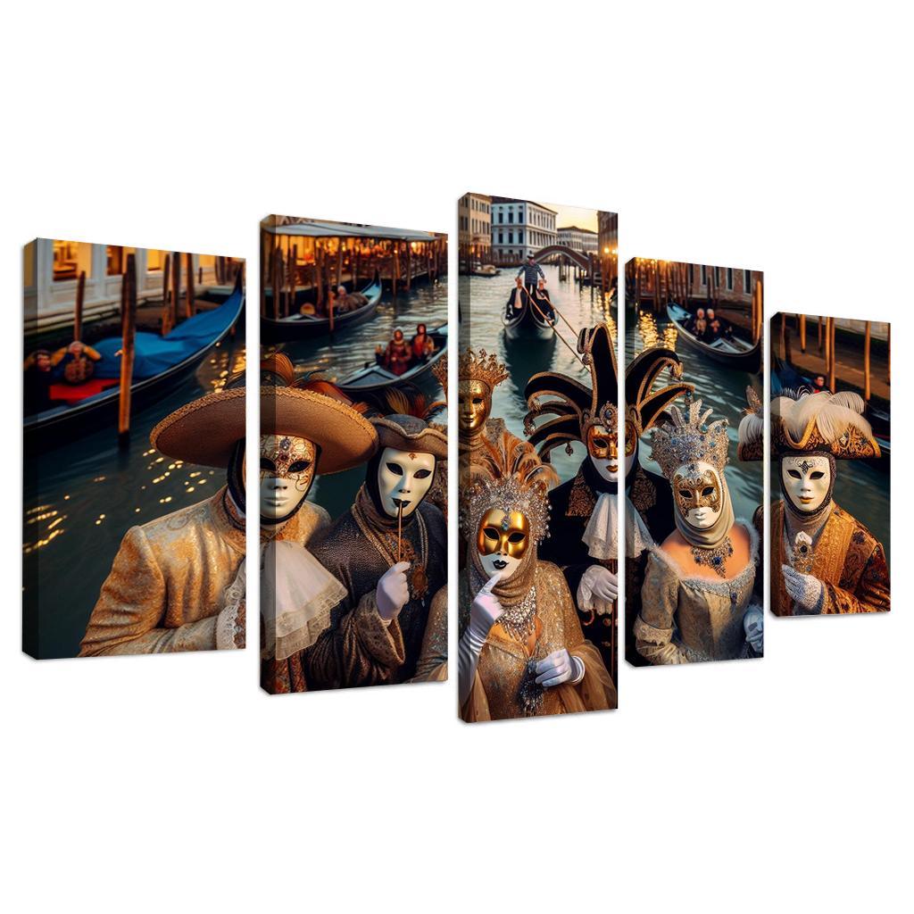 Carnival Of Venice - Italy Framed Paintings