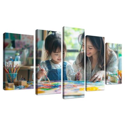 The Canvas Of Life A Mothers Creative Love One-piece Frames