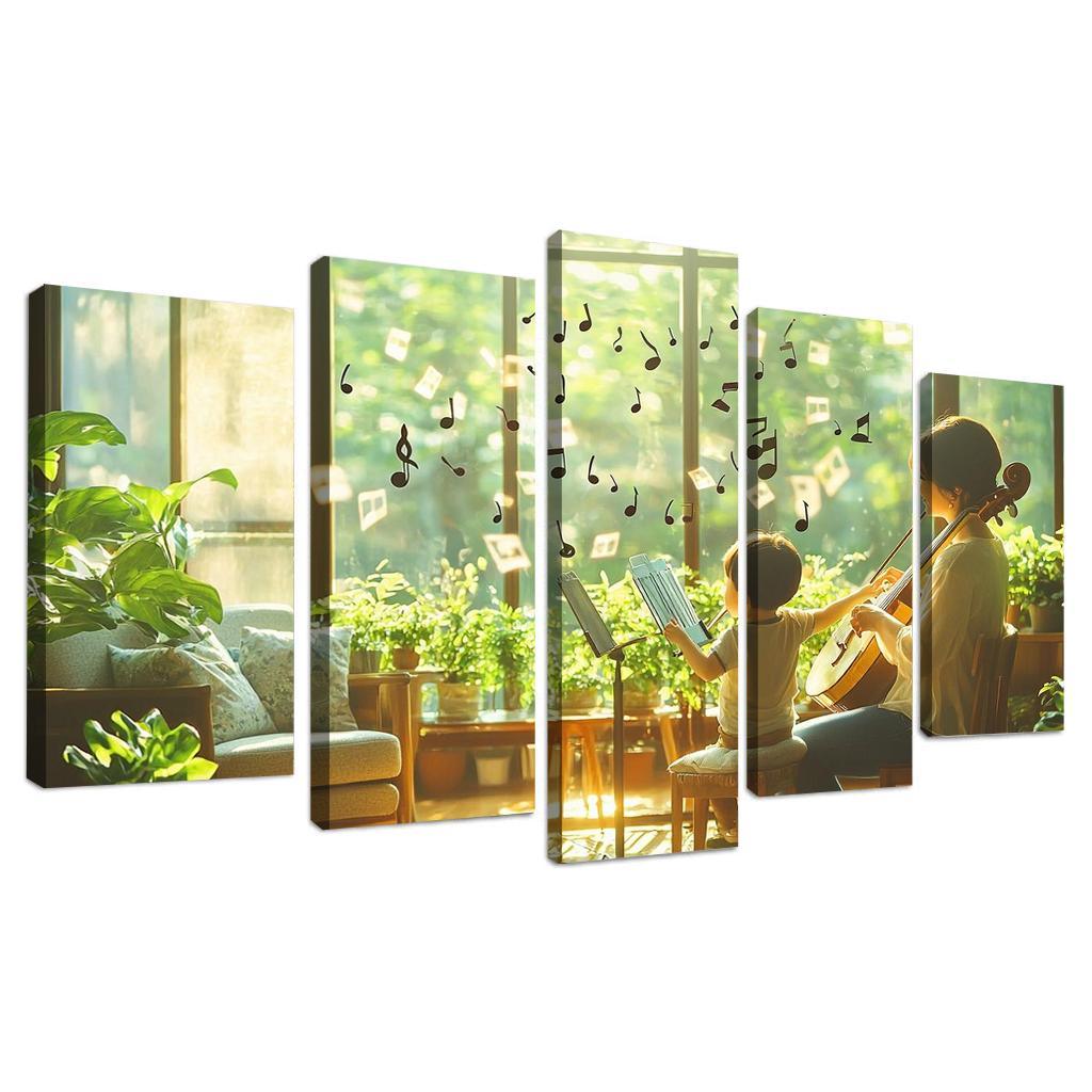 A Symphony Of Emotions The Soundtrack Of Motherhood Custom Paintings Frame