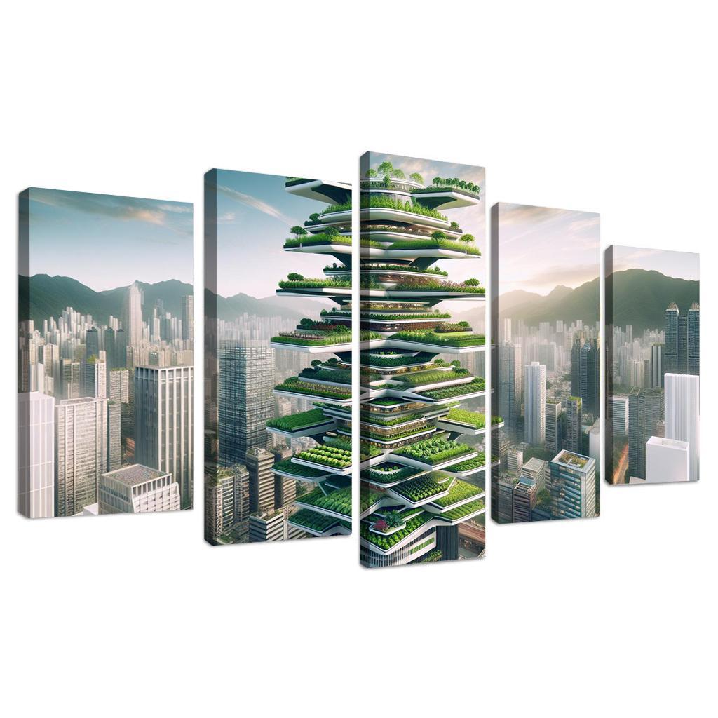 Vertical Farms As Architecture Custom Paintings Frame