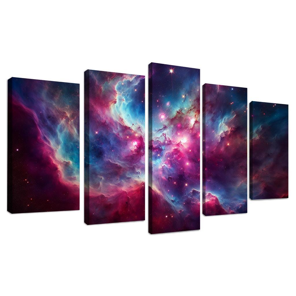 The Beauty Of Stellar Nebulae Abstract Paintings Frame