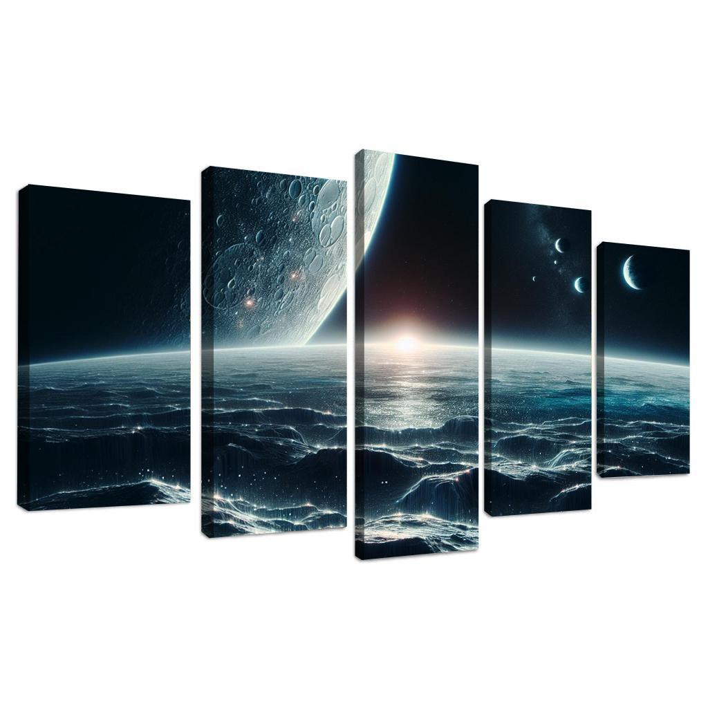 The Chilling Reality Of Ice Worlds Abstract Paintings Frame