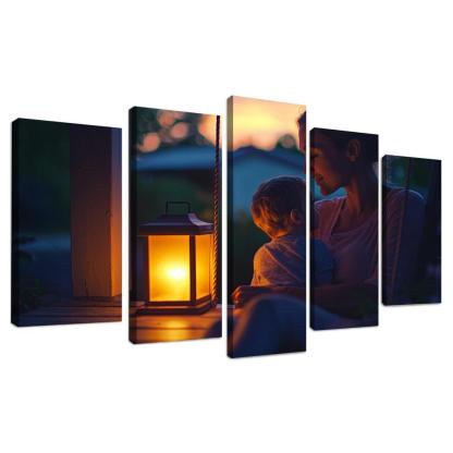 Her Gentle Whisper A Mothers Voice Canvas Paintings Frame