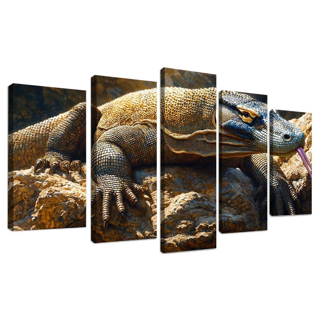 The Powerful Komodo Dragon The Earth's Largest Lizard Art Trends