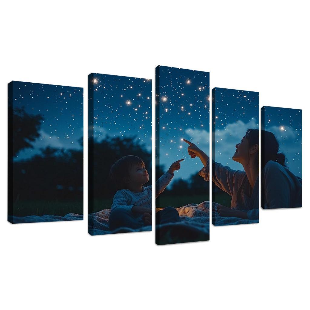 Stars In Our Eyes Dreams Of Tomorrow Custom Paintings Frame