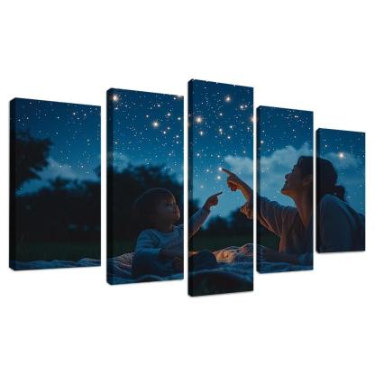 Stars In Our Eyes Dreams Of Tomorrow Custom Paintings Frame