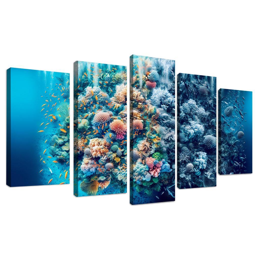 Ocean's Cry A Call To Protect Marine Life Custom Paintings Frame