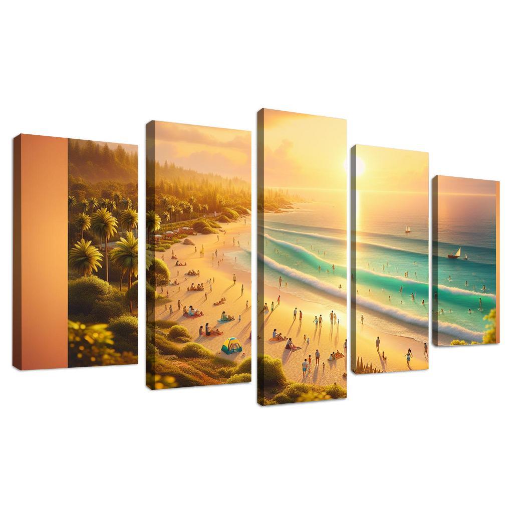 Paradise Point Beach Custom Paintings Frame