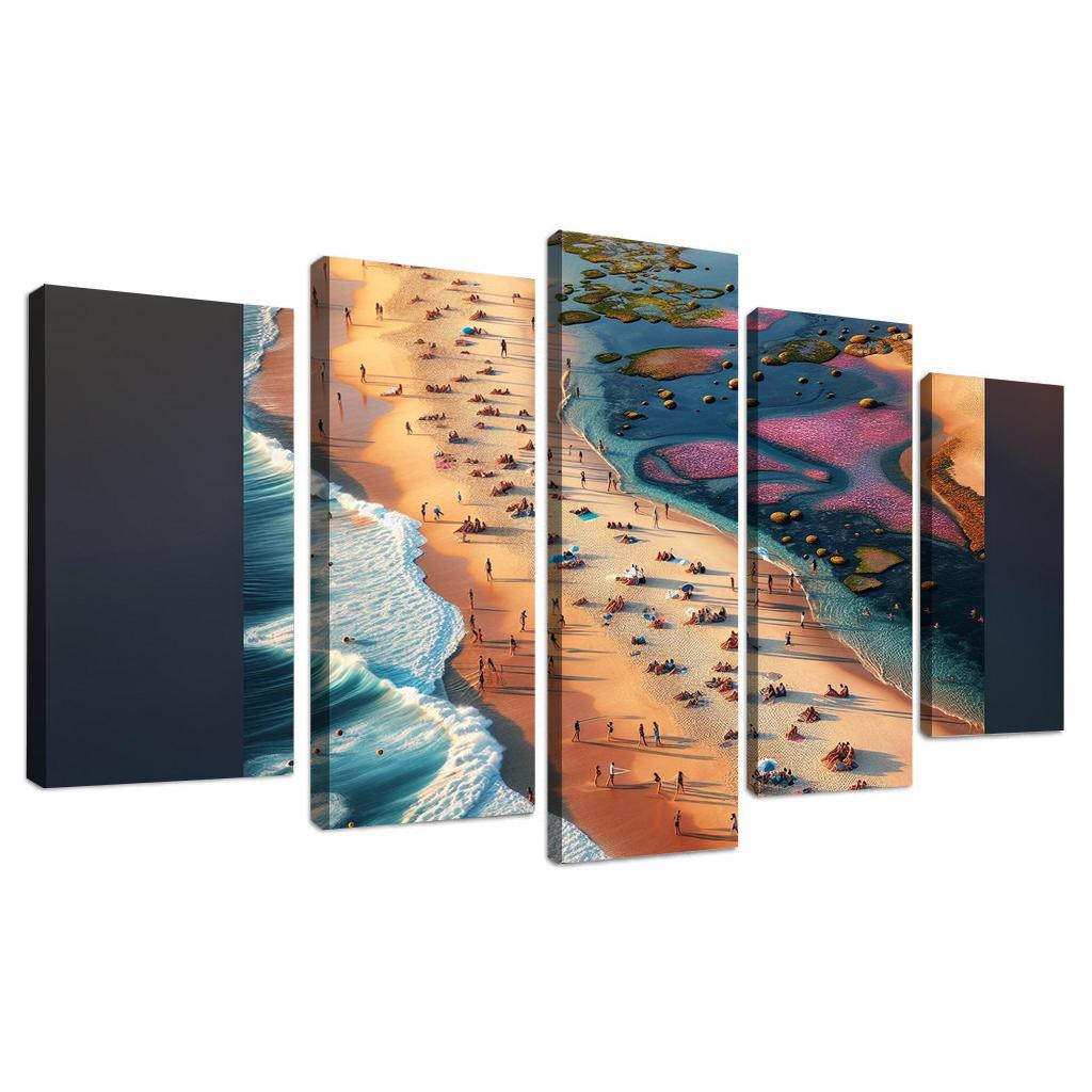 Timeless Tide Beach Custom Paintings Frame