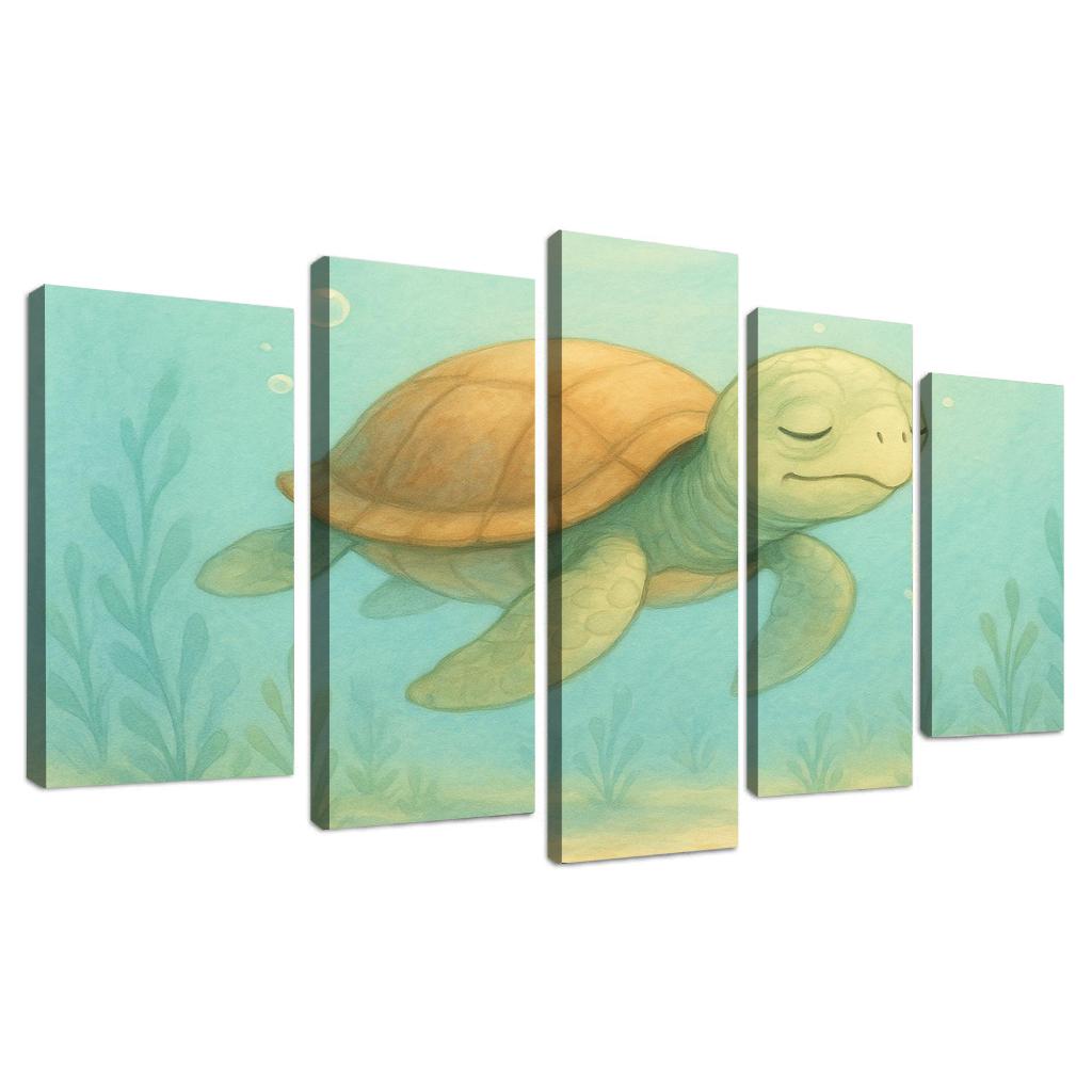 Wise Turtle Journey Premium Artwork Frames
