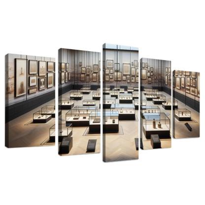 Stolen Heritage The Fight for Cultural Repatriation 5 Piece HD Canvas Wall Art-Original Frame