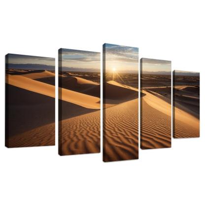 The Enigmatic Beauty Of Desert Landscapes Oil Paintings Frame