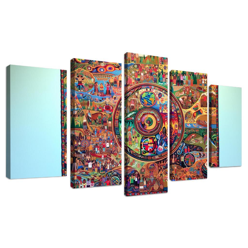 Voices Of The Forgotten Preserving Indigenous Cultures Custom Paintings Frame