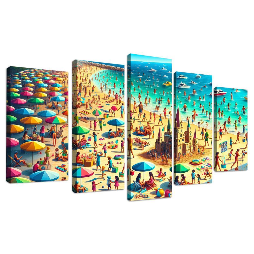Enchanted Beach Family Adventure Zone Custom Paintings Frame
