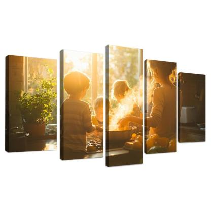 The Heartbeat Of Home A Mothers Love Canvas Paintings Frame